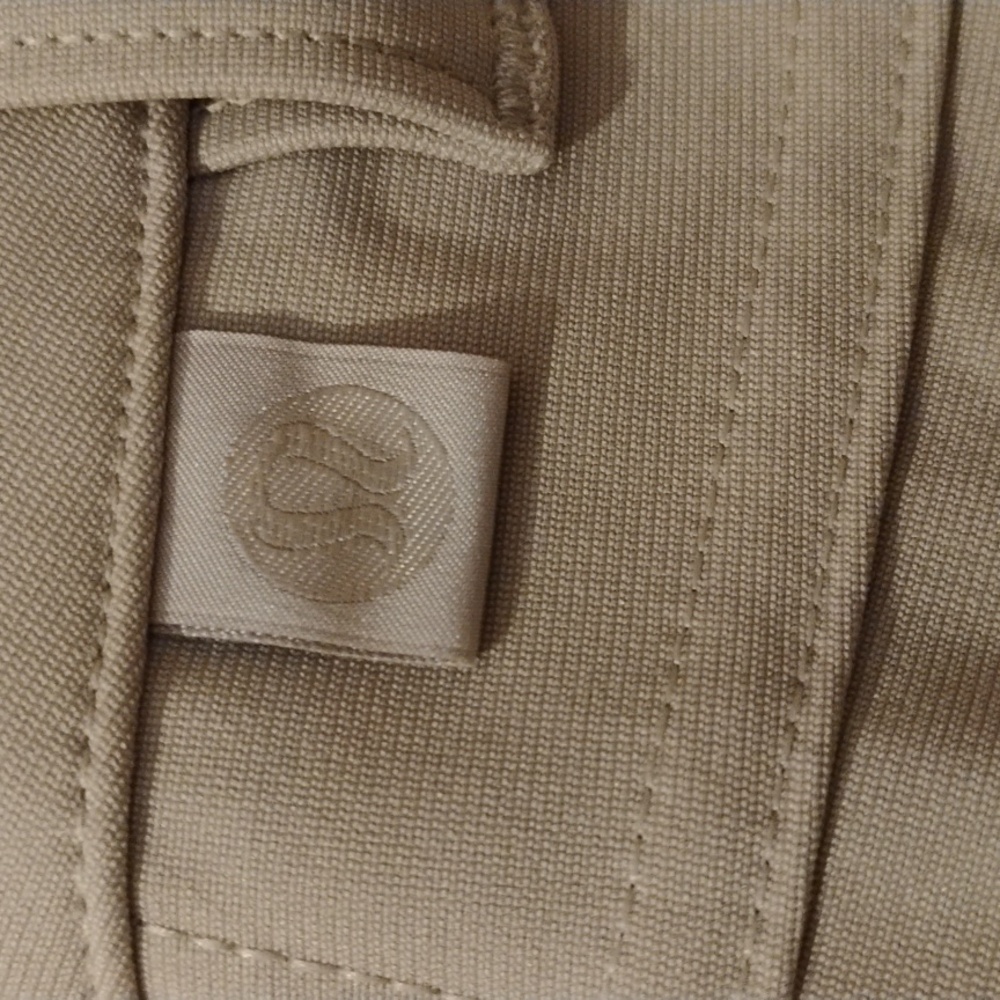 lululemon athletica ABC Classic Fit 5Pocket Pant. Men's size 32. Khaki in color.